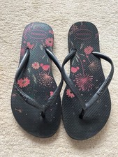 Girls Havaianas Flip Flops Eu35/36 UK Size 3