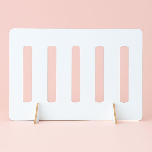 White dog stopper no - white, –