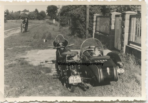 Z4274 photo 1950s - photo, motorcycle