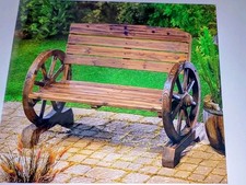 Wooden rustic cart wheel - rustic,