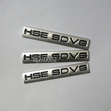 3x Matte Silver HSE SDV6 Metal
