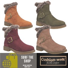 Cushion Walk Ladies' Faux Fur