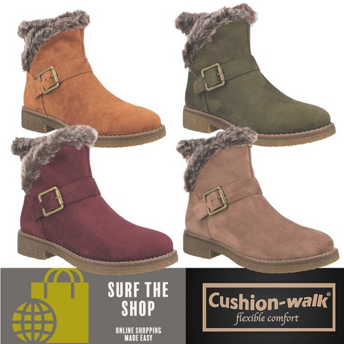 Cushion walk ladies faux - ladies', fur