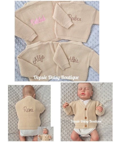 Personalised baby cardigan - personalised,