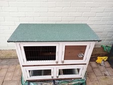 guinea pig cage outdoor in blue