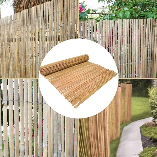 Bamboo slat natural fencing - bamboo,