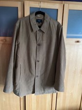 MENS NEXT  MOLESKIN LINED COAT JACKET SIZE LARGE ~ EXCELLENT