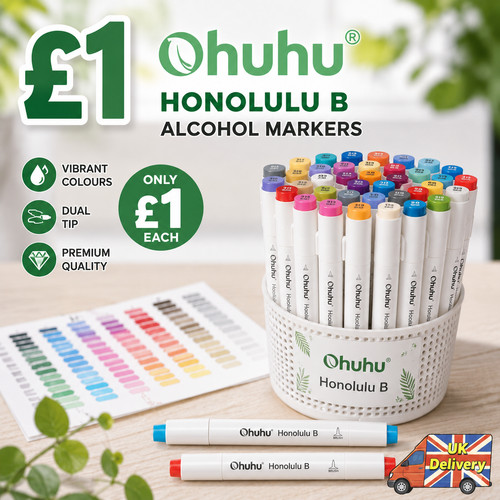 Ohuhu honolulu b markers - honolulu,
