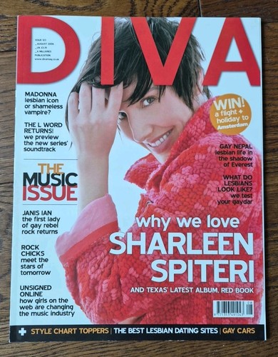 Diva magazine august 2006 - magazine,