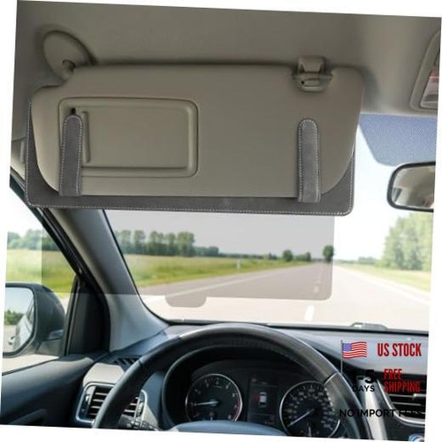 Black grey sun visor extender - black,,