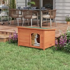 PawHut  Wooden Dog Kennel with