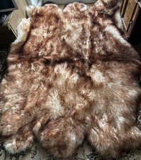 Sleeping fur carpet sheepskin