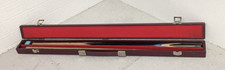 MCM Master Cue Makers Ltd Snooker Cue Vintage Hinged Triangle Case Chalk
