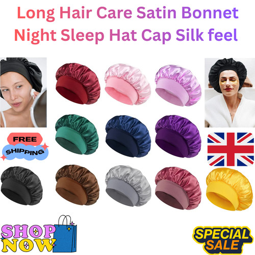 Long hair care - satin, bonnet