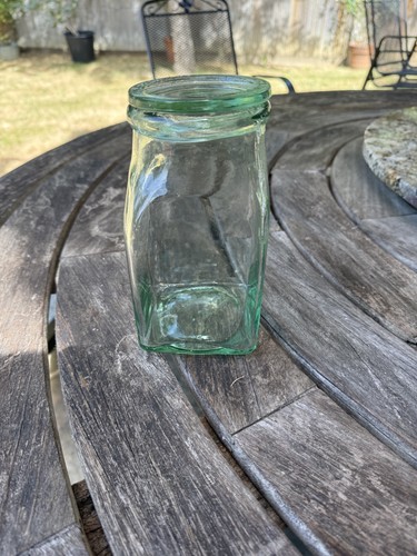 Vintage glass storage - jar, by