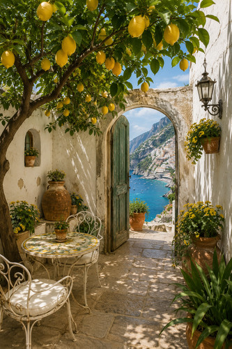 Hidden lemon courtyard the - courtyard,