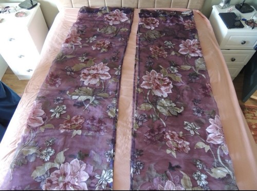 Plum matching curtain - plum,