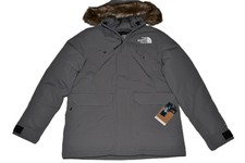 AUTHENTIC THE NORTH FACE MENS MCMURDO PARKA SMOKED PEARL GREY ALL SIZES NWT