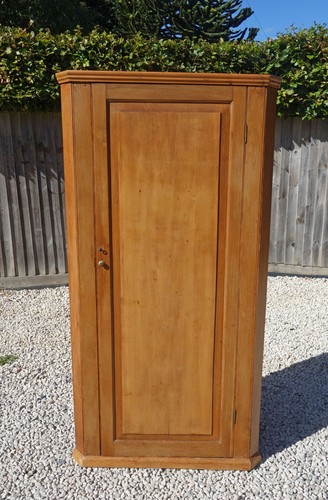 Vintage pine corner cupboard - corner,