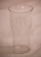 Clear Glass Depression Tumbler