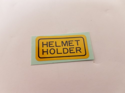 Decal yellow sticker helmet - yellow,