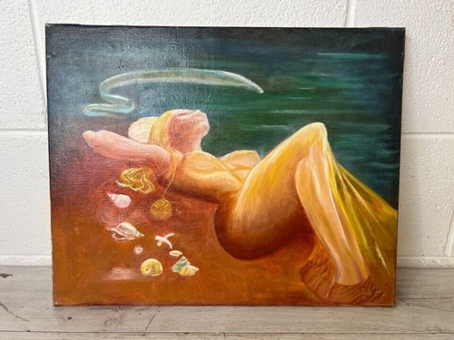 Vintage oil canvas - vintage,
