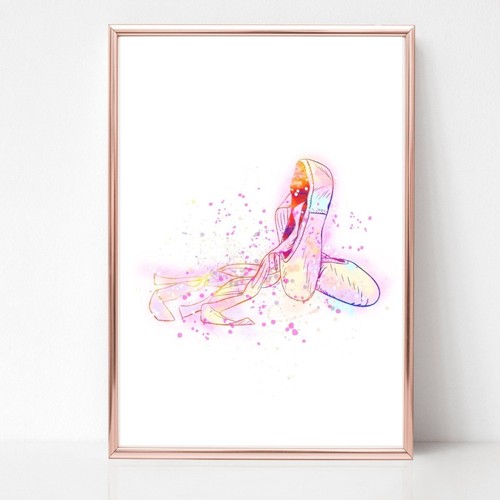 Ballet shoes ballerina print - ballet,