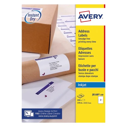 Avery inkj label - inkj, 199.6x143.5mm