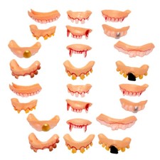 Pcs false teeth - pcs, gag