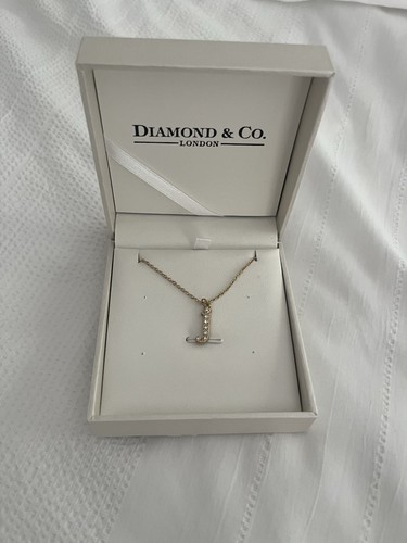 Ladies necklace with - necklace, 'j'