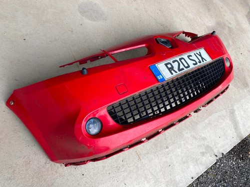 Red front bumper grille - red, &