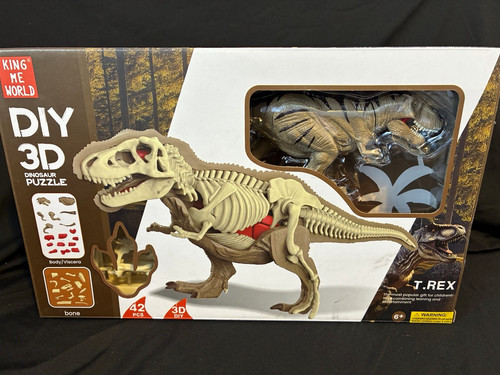 King world diy t rex - king, 3d