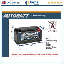 Battery fits MERCEDES ML250