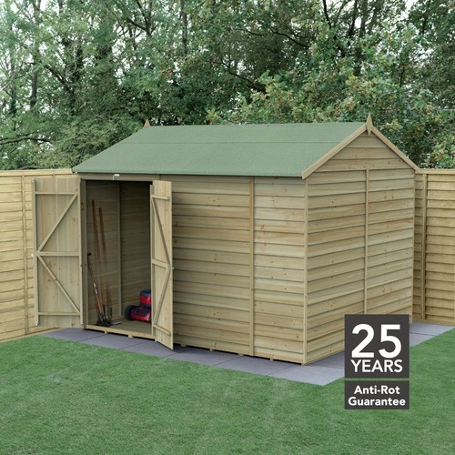 Forest 4life 10x8 shed reverse - forest,