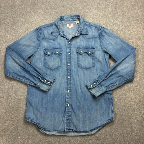 Levis denim shirt adult - denim, medium
