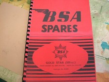 BSA DBD34 GOLD STAR  & A10 RGS PARTS BOOK MANUAL 1960 00-5076 - BP46