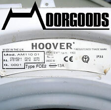 Hoover AM11001 WASHING MACHINE BROKEN FOR INDIVIDUAL SPARES: SEE DESCRIPTION