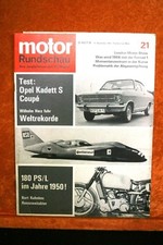 Motor Rundschau 21/65 Opel