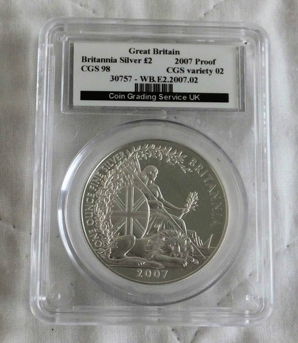 2007 1oz britannia silver - 2007, £2