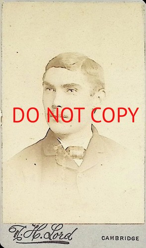 Cdv card man portrait - man,
