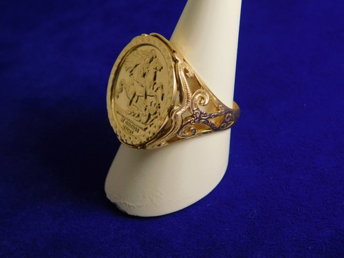 9ct gold george dragon - george,