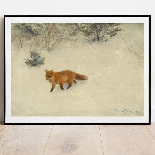 Art print the fox - , by