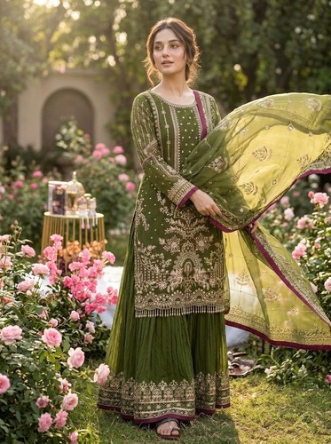 Pakistani sharara salwar - pakistani,