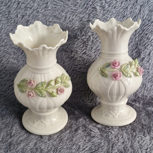 Belleek ribbon spill - belleek,
