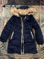Navy Blue Girls Winter Coat