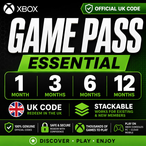 Xbox game pass essential - xbox,