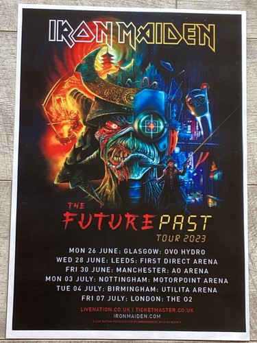 Iron maiden concert poster - iron,