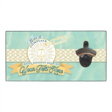 Personalised Bottle Opener Bar Sign Wall Plaque For Pub, Wine & Complain