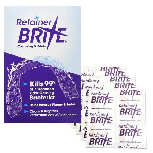 Retainer brite cleaning - retainer,
