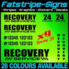 Recovery truck stickers - recovery,